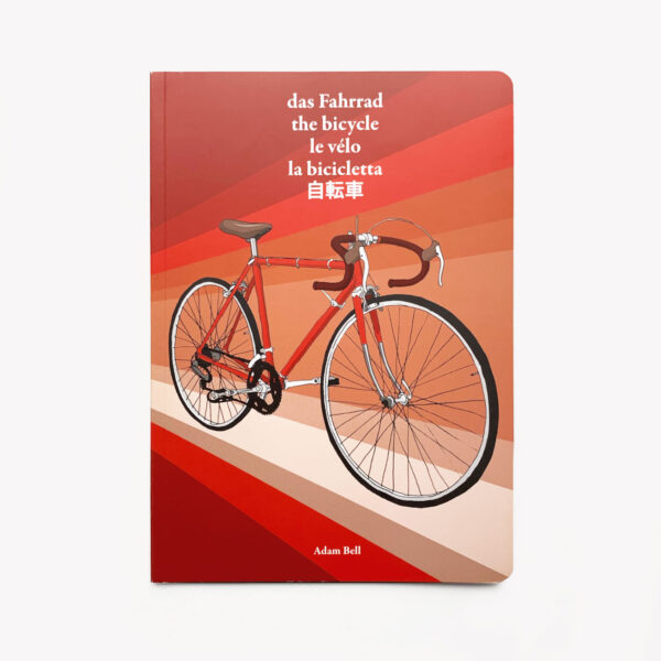 Übersetzungsbuch, das Fahrrad, illustriert, zweifarbig gedruckt,