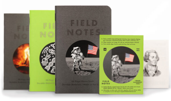Field Notes, Vignette Edition, alle drei Notizhefte mit Passpartout,