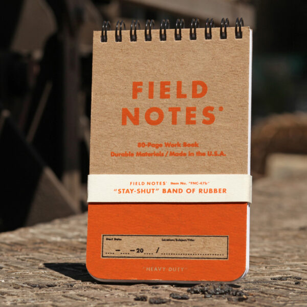Field Notes, Heavy Duty, Schreibblock, orange