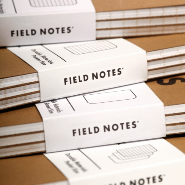 Field Notes, Notizhefte, Original, gestapelte Pächcken,