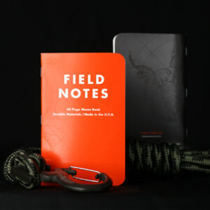 Field Notes, Expedition Notizhefte, orange vorne, hinten schwarz,
