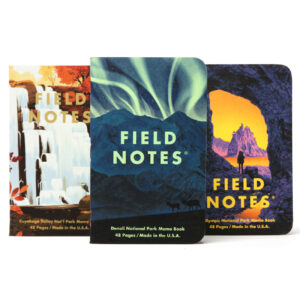 Field Notes, National Parks, Serie E, dreier Set Notizhefte,