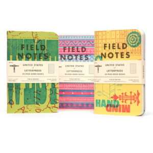 Field Notes, Letterpress Edition 2020, 9 Notizhefte,