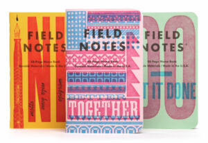 Field Notes, Letterpress Edition, 3 Notebooks,