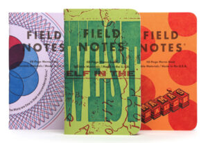 Field Notes, Letterpress Edition, im Buchdruck bedruckte Notebooks,