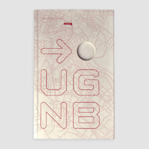 Urban Gridded Notebook, Wien, Notizbuch, mit linienhaften Plänen,