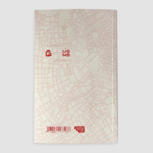 Urban Gridded Notebook, Wien, Rückseite, lineare Stadtplanausschnitte,
