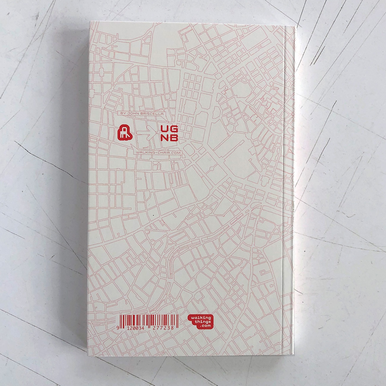 Urban Gridded Notebook, Vienna, Rückseite, Notizbuch mit Stadtplänen der Welt,