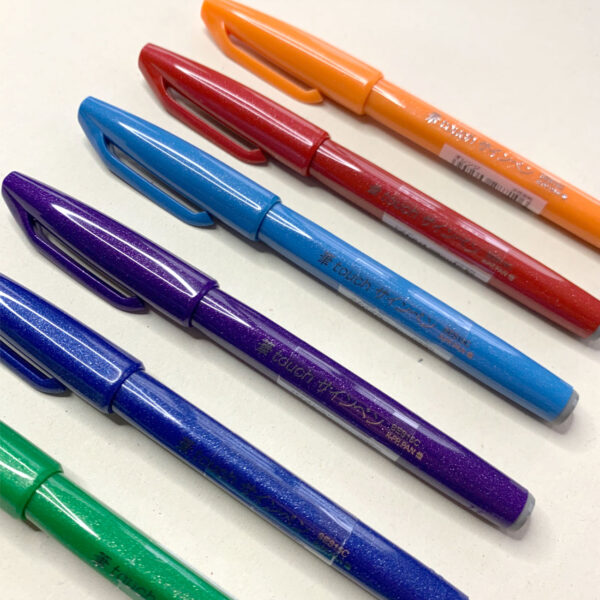 Sign Pen touch, Farbauswahl, Pentel, made in Japan,