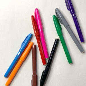 Pentel, Sign Pen, Ansicht verschiedener Farben, Filzschreiber,