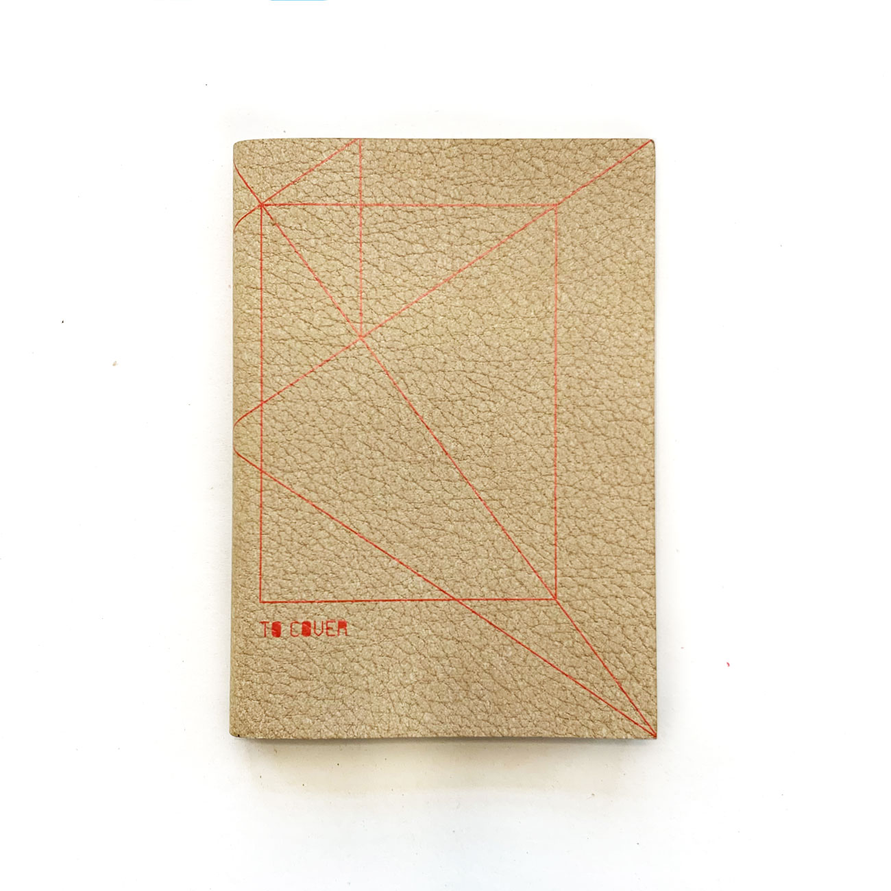 To Cover, Notizbuch, Thema Design, Gestaltung, Typografie