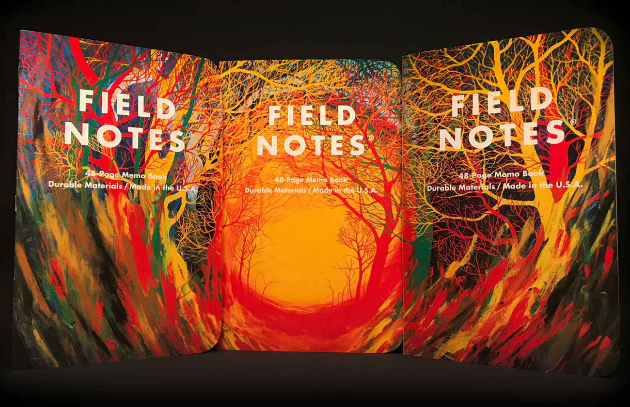 Field Notes, Edition Underland, limitiert, dreier Set Notizhefte,