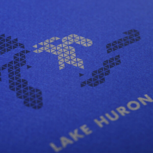 Field Notes, The Great Lakes, Notizhefte, blau, Detail