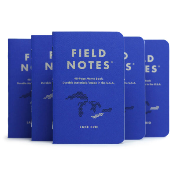 Field Notes, The Great Lakes, Notizhefte im 5er-Set, blau