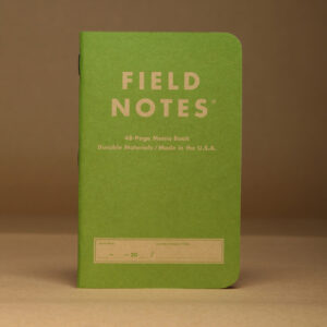 Field Notes Kraft Plus, Farbe Moss, moosgrün, Notizheft