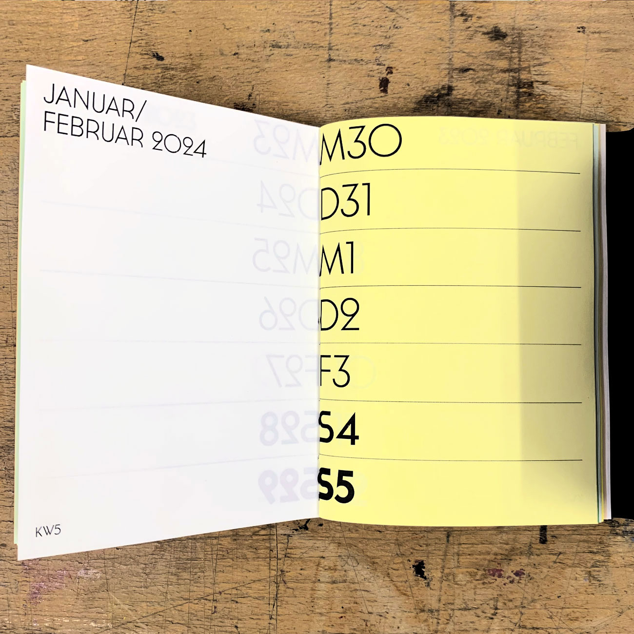 UMWERK – Taschen-Kalender 2024 “V2”