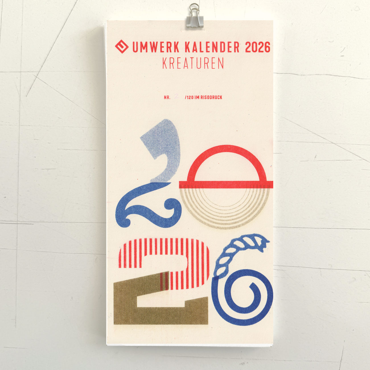 UMWERK-Kalender 2026 KREATUREN