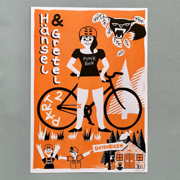 Hänsel & Gretel Risographie Plakate