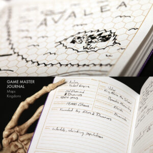 Field Notes Game Master Journal, Detail, Maps, Kingdoms