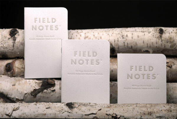 Field Notes, Birch Bark, Notebooks, auf Birkenstämmen