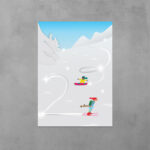 UMWERK – Postkarte WINTERSPORT