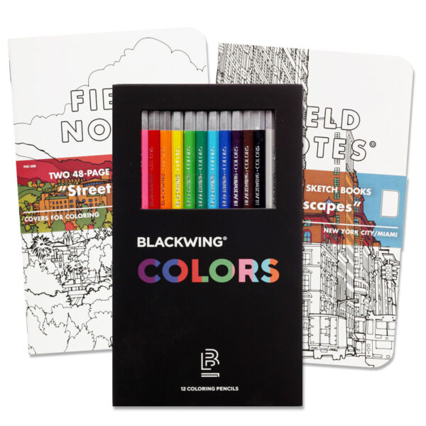 Blackwing Farbstifte im Set mit Streetscapes Field Notes
