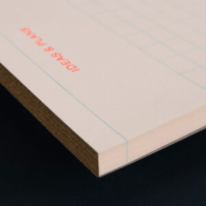 le typographe Block, goldene Klebebindung