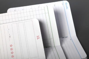 Field Notes INDEX Edition, Innenansichten, Lineaturen