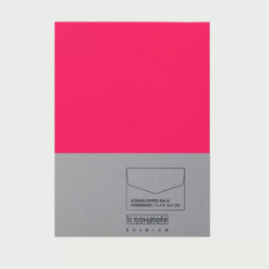 letypographe, Fünferset Umschläge, neonpink,