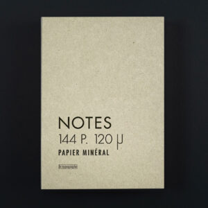 le typographe Notizbuch, Mineralpapier, 144 Seiten
