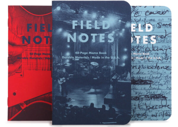 Field Notes und Jason Isbell, drei Notizhefte