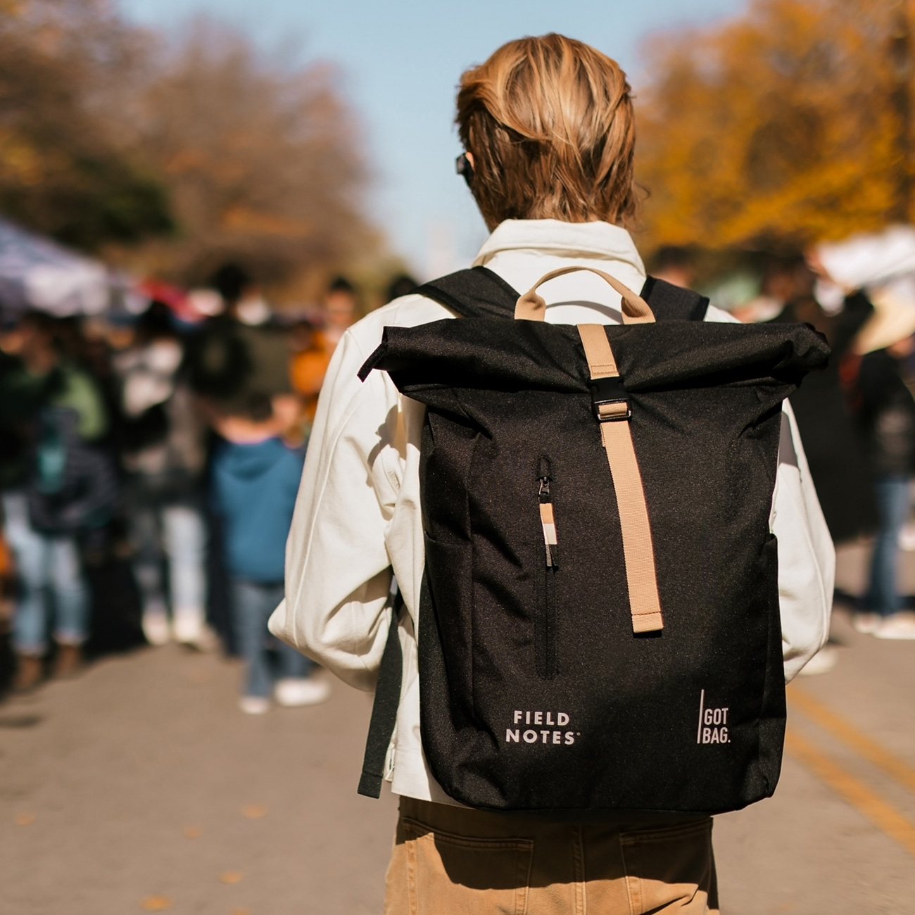 FIELD NOTES – PITCH BLACK ROLLTOP BACKPACK