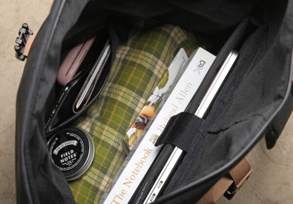 Field Notes mit Got Bag Rucksack, Innenansicht