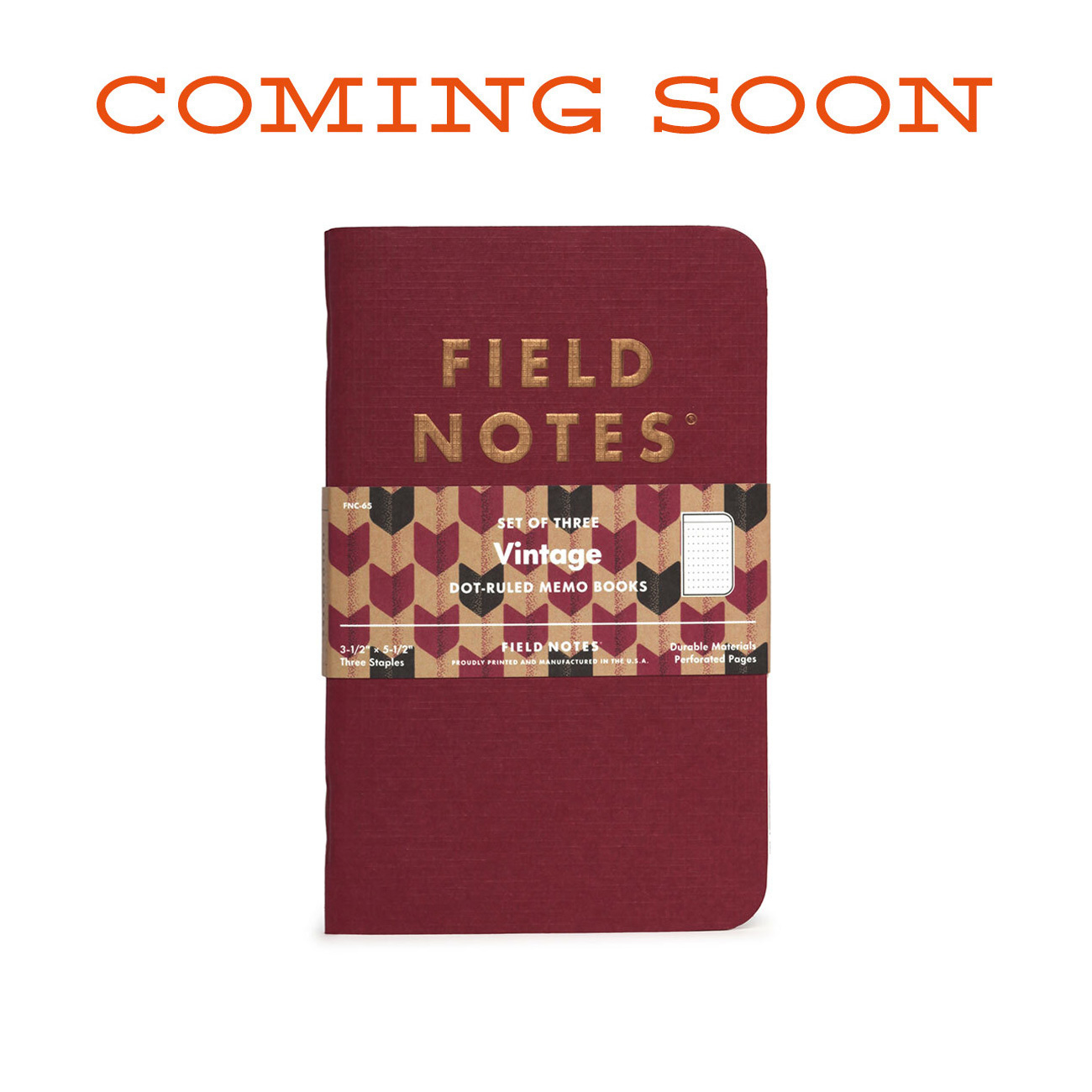 FIELD NOTES – VINTAGE