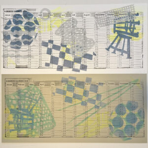 Umwerk Wandkalender 2025, zwei Exemplare,