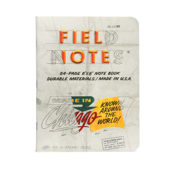 Field Notes The Chicago Look, ein Notizheft