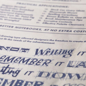 Field Notes The Chicago Look, Cover Innenansicht