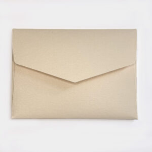 Le Typograph Kuvert, pfirsichfarben, mit Verschlusslasche