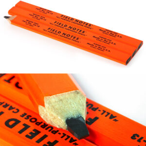 Field Notes, Carpenter Pencil, orange, Detail