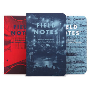 Field Notes, Jason Isbell, drei Notizhefte