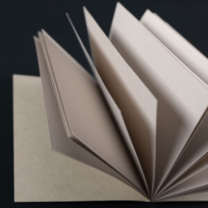 Notizheft von Le Typographe, Innenseiten aufgefächert