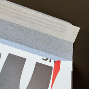 Verschluss der Versandtasche, Haftstreifen, selbstklebend