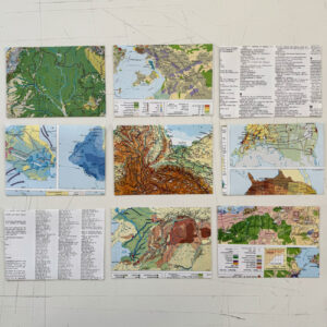 Briefumschläge aus Schulatlas, recycling direkt