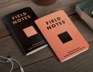Field Notes Bon Iver Edition, zwei Notizhefte