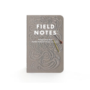 Field Notes Is a River alive? Front in Linoleum-Optik