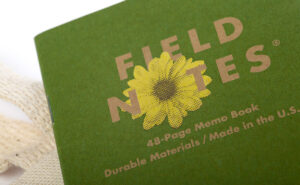 Field Notes Summer Tote, Notizheft Detail