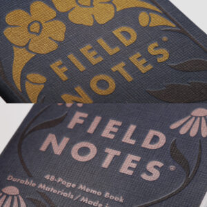 Field Notes, Detailaufnahme des Covers