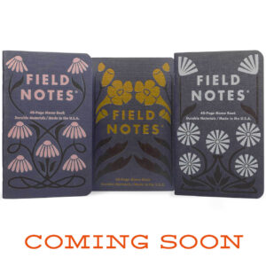 Field Notes Fall Flowers, coming soon