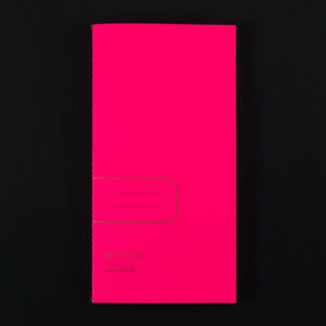Le typographe, neonpinkes Notizheft schmal