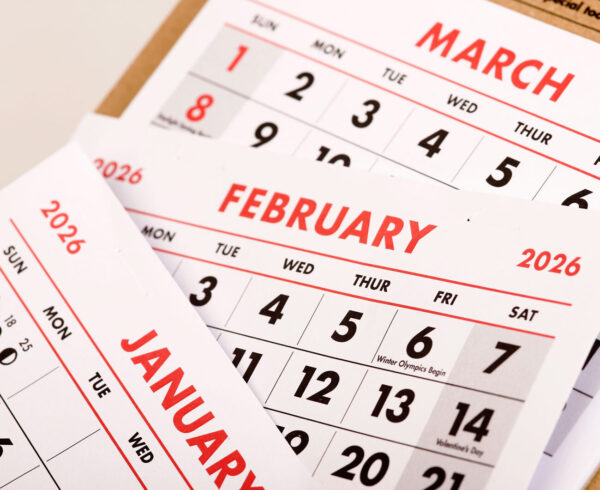 Kalenderblätter, Workstation Wandkalender